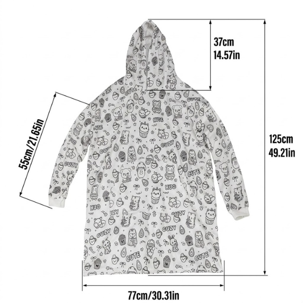 DIY Coloring Hoodie – A Cozy Gift for Families
