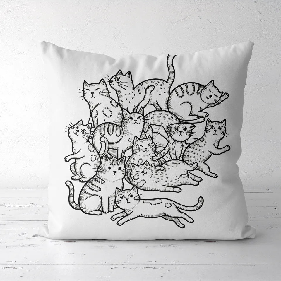 DIY Coloring Pillowcase For Kids