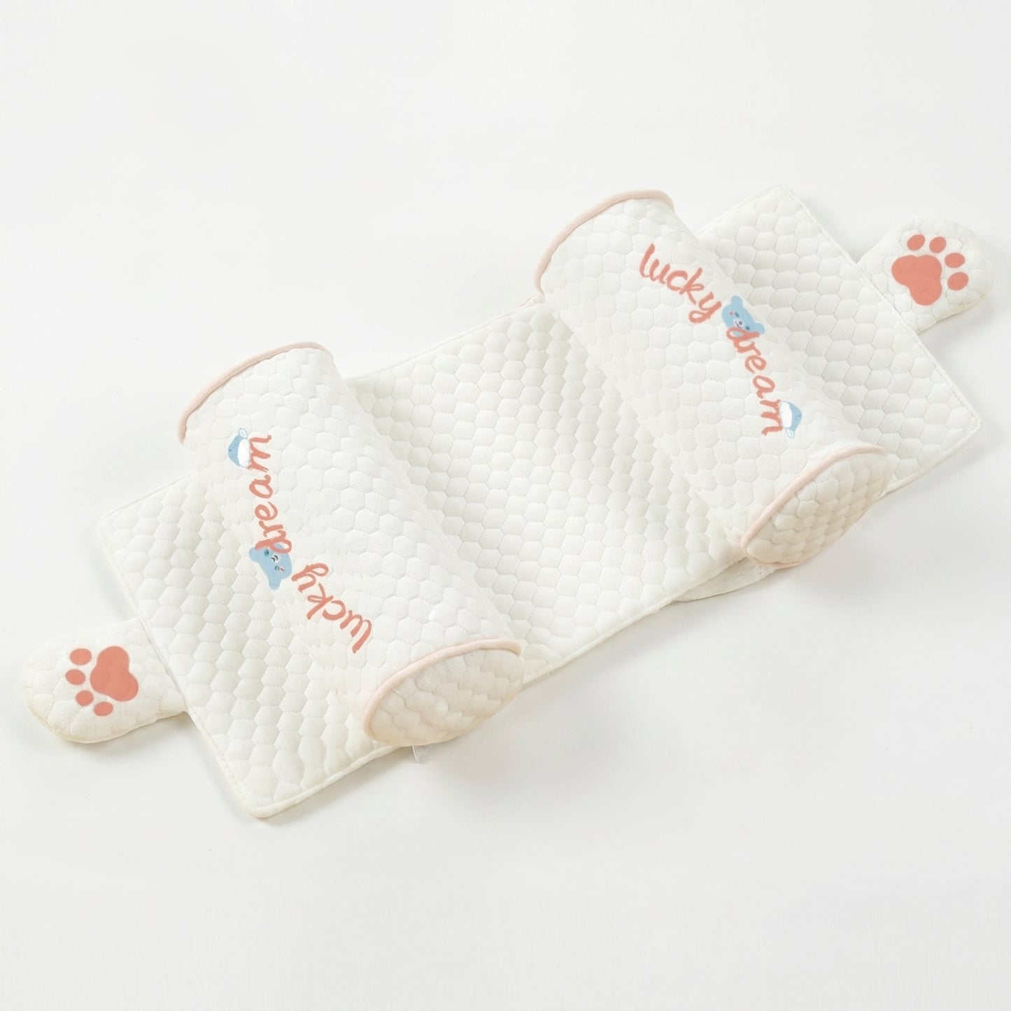 Anti-Flat Head Baby Shaping Pillow | Natural Millet Filling & Cooling Fabric