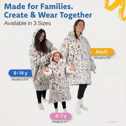 DIY  Coloring Hoodie – A Cozy Gift for Families
