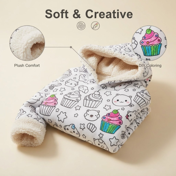 DIY  Coloring Hoodie – A Cozy Gift for Families