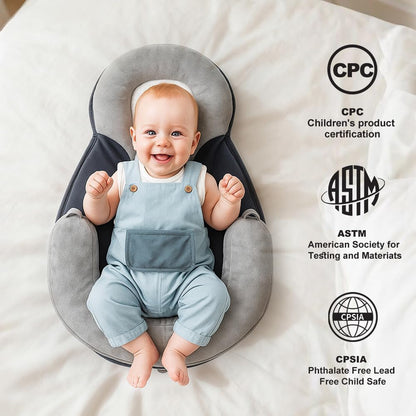 Anti-Reflux 4-in-1 Baby Feeding Pillow & Lounger