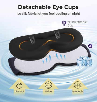 Sleep Mask Headphones with Bluetooth 5.4