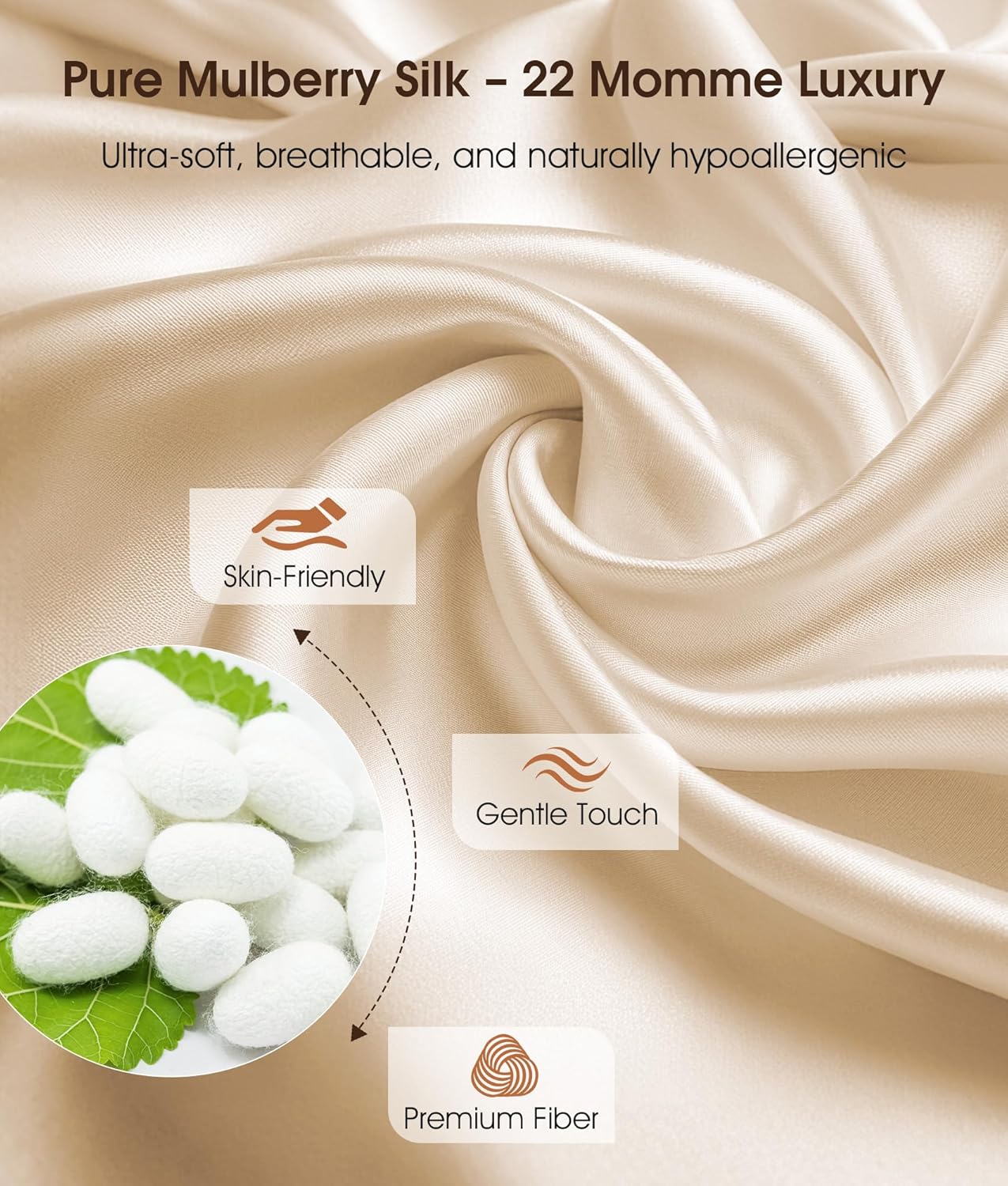 Silk Bluetooth Sleep Mask Headphones for Side Sleepers