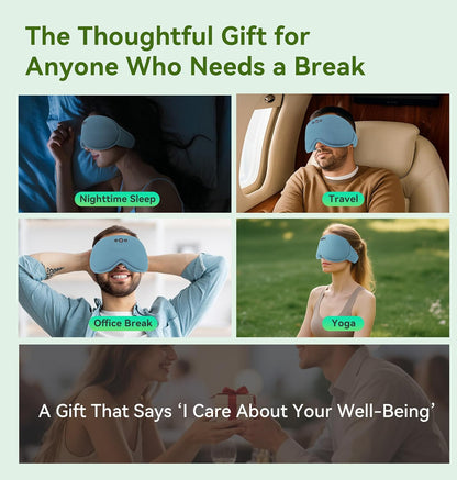 Bamboo Cotton Weighted Bluetooth Sleep Masks