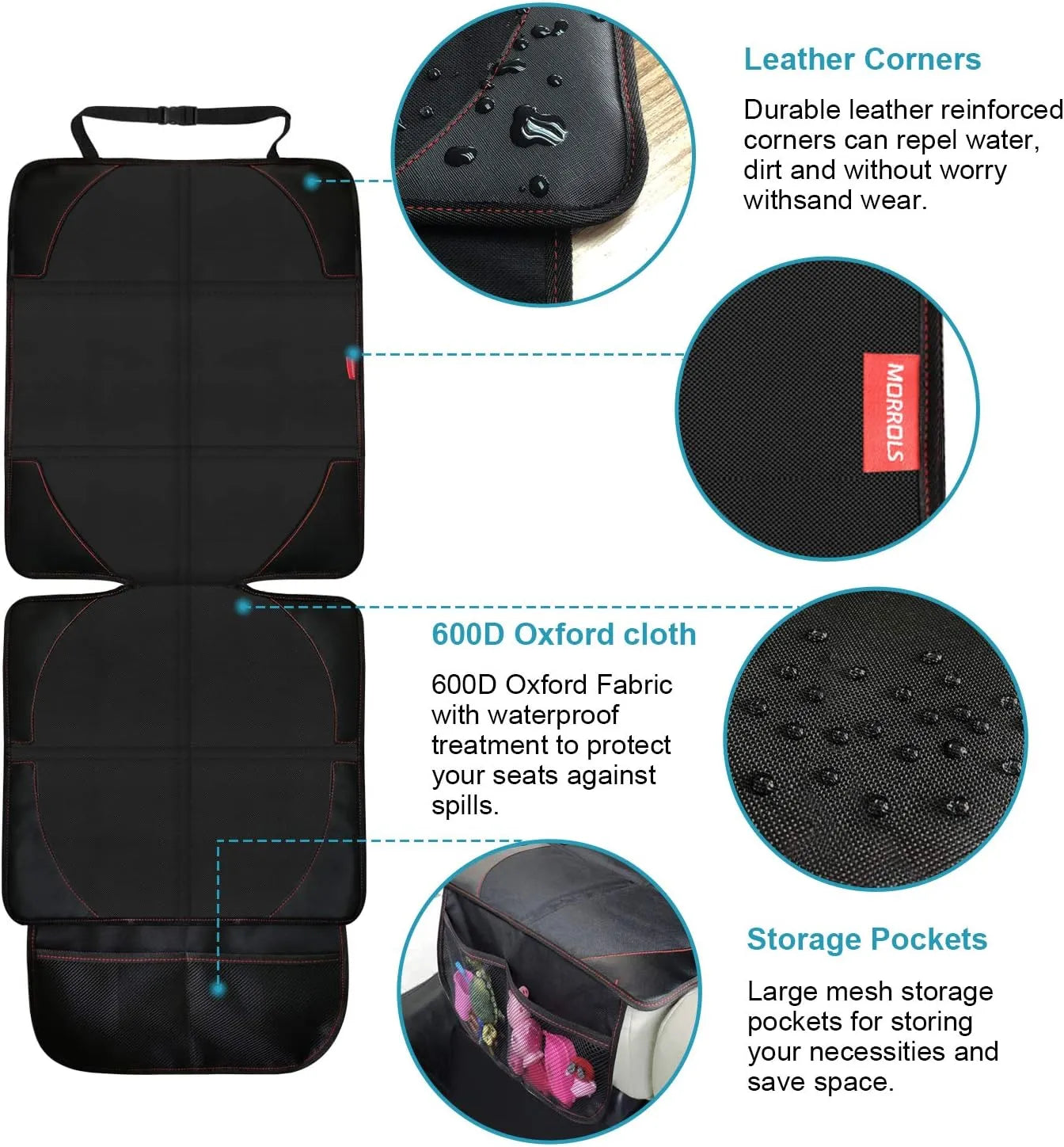 Car Seat Protector (2-Pack) | Ultimate Protection for Baby & Pets
