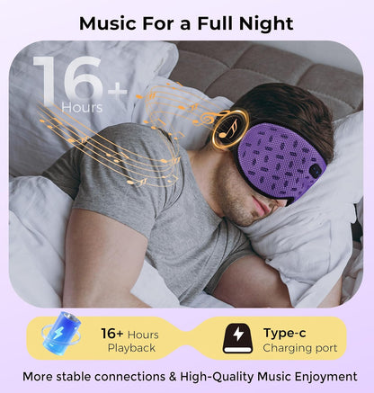 Sleep Mask Headphones with Bluetooth 5.4