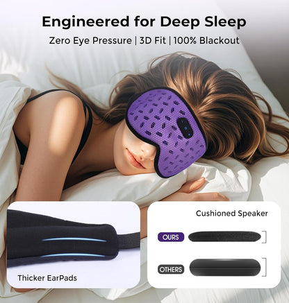 Sleep Mask Headphones with Bluetooth 5.4