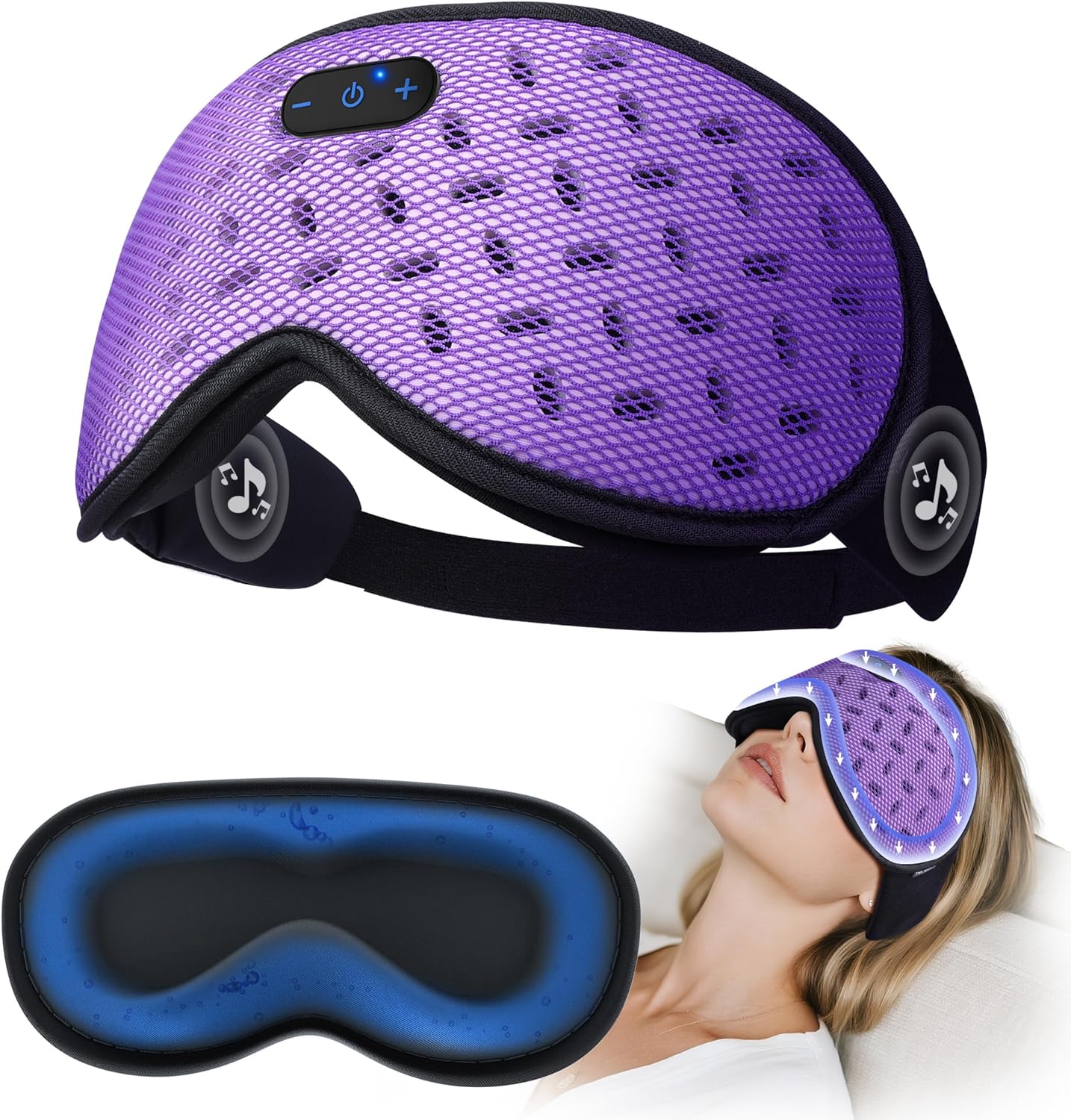 Sleep Mask Headphones with Bluetooth 5.4