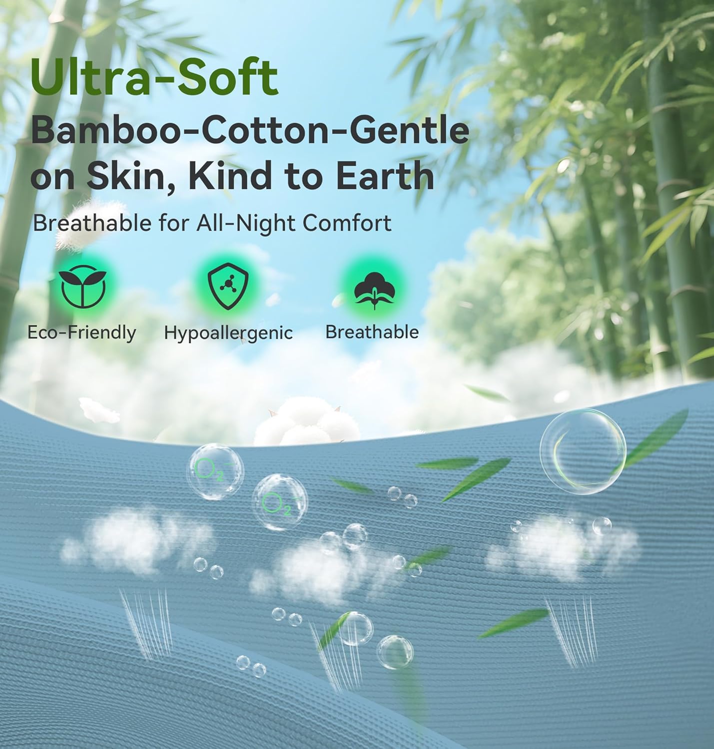 Bamboo Cotton Weighted Bluetooth Sleep Masks