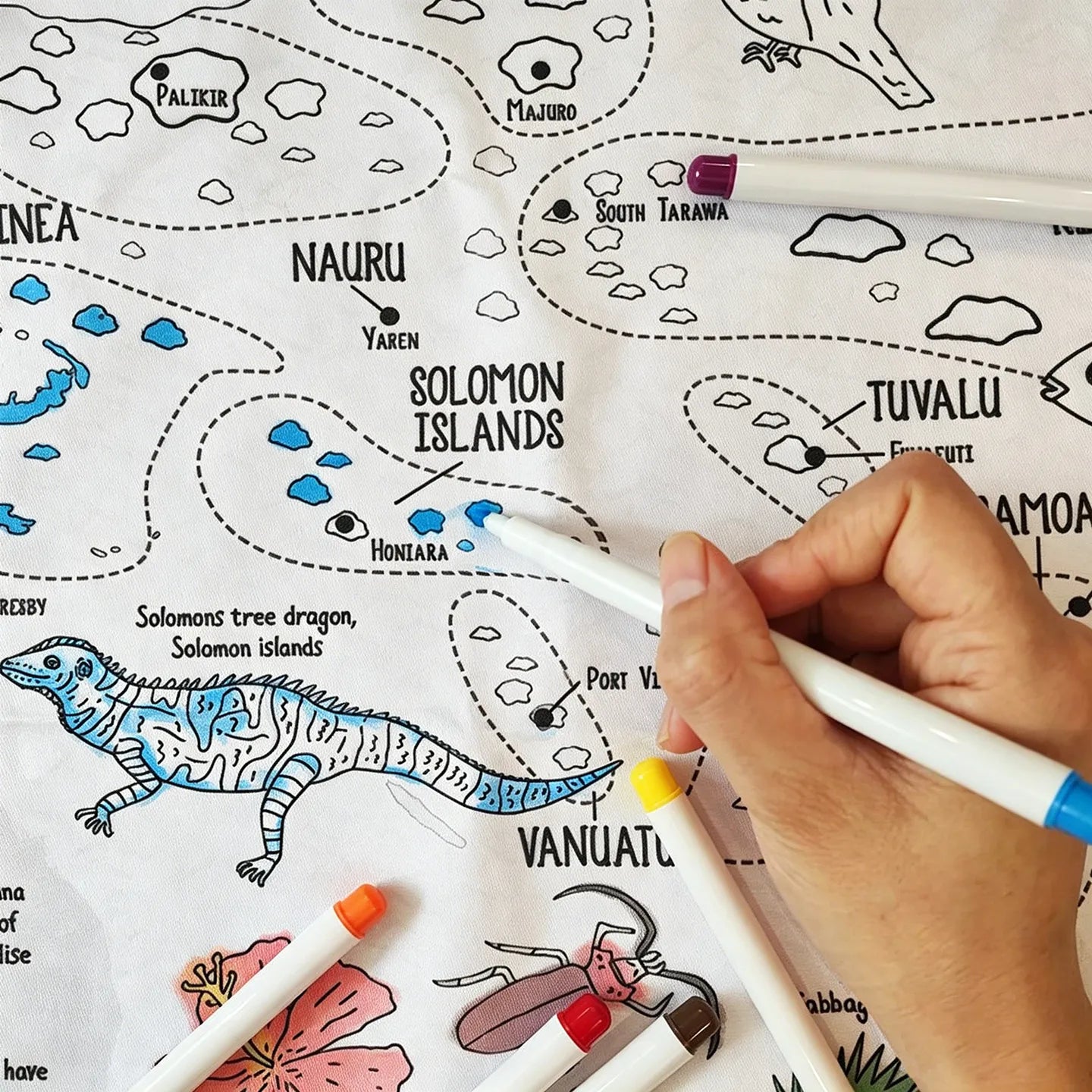DIY Coloring Pillowcase For Kids