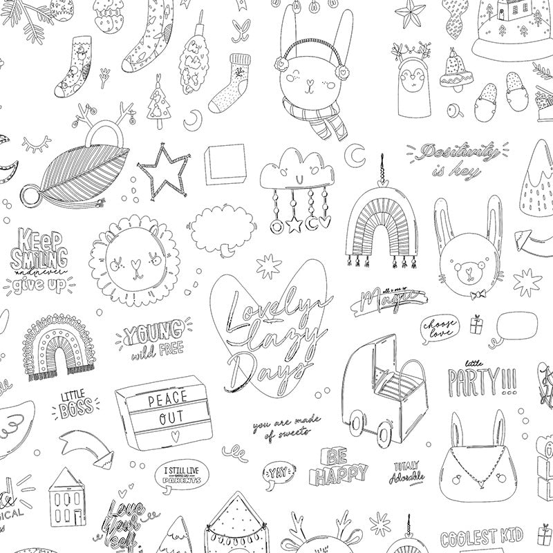 Color Your Own Tablecloth