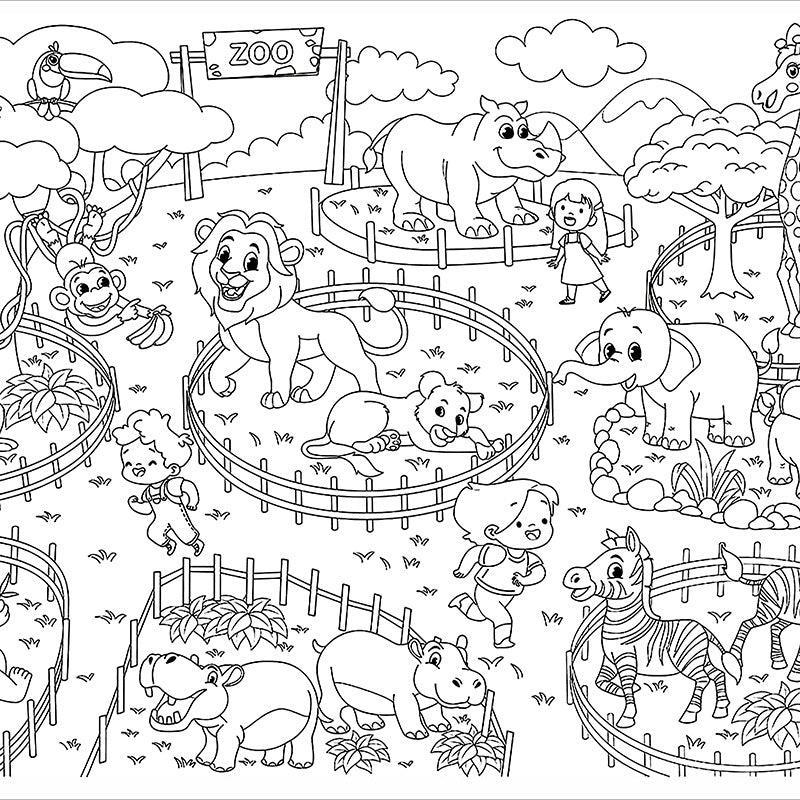 Color Your Own Tablecloth
