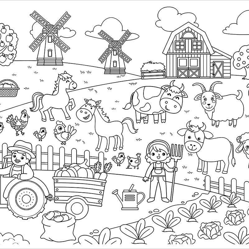 Color Your Own Tablecloth