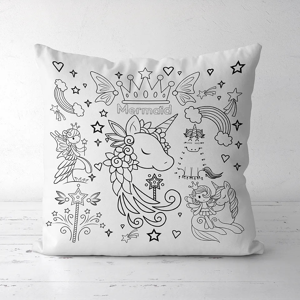 DIY Coloring Pillowcase For Kids