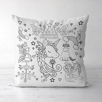 DIY Coloring Pillowcase For Kids