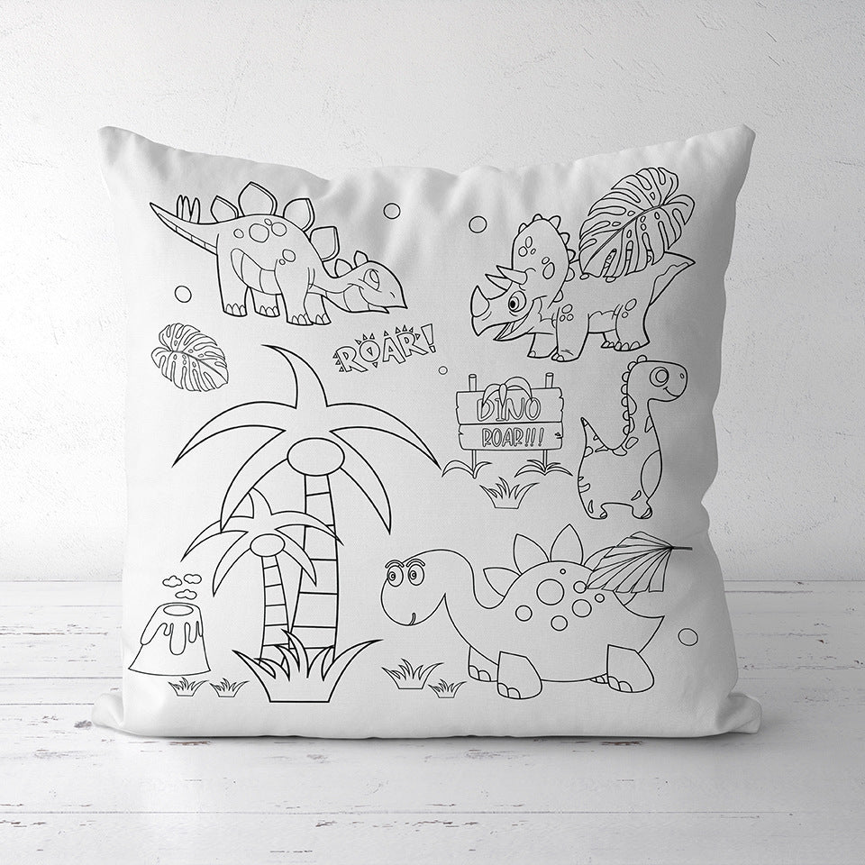 DIY Coloring Pillowcase For Kids