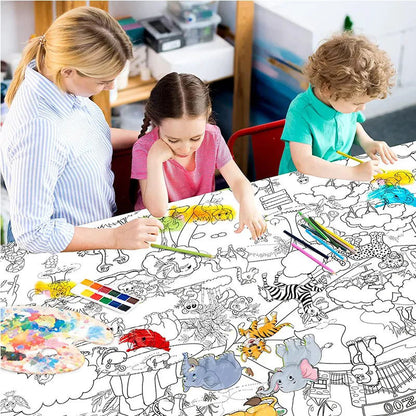 Color Your Own Tablecloth