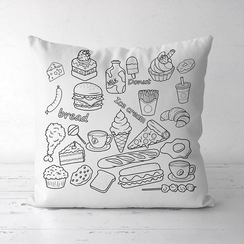 DIY Coloring Pillowcase For Kids