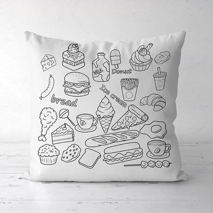 DIY Coloring Pillowcase For Kids