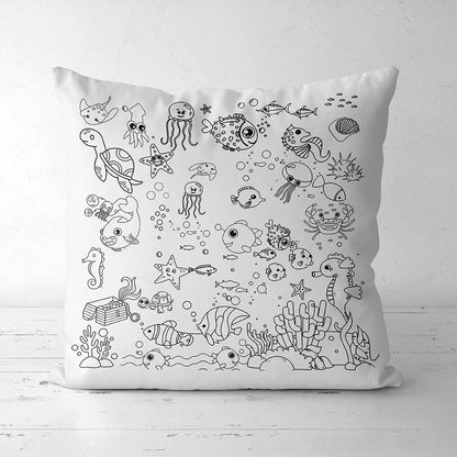 DIY Coloring Pillowcase For Kids