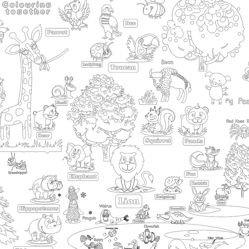 Color Your Own Tablecloth