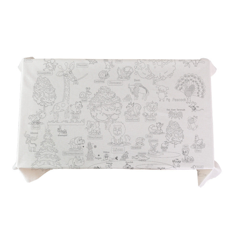 Color Your Own Tablecloth