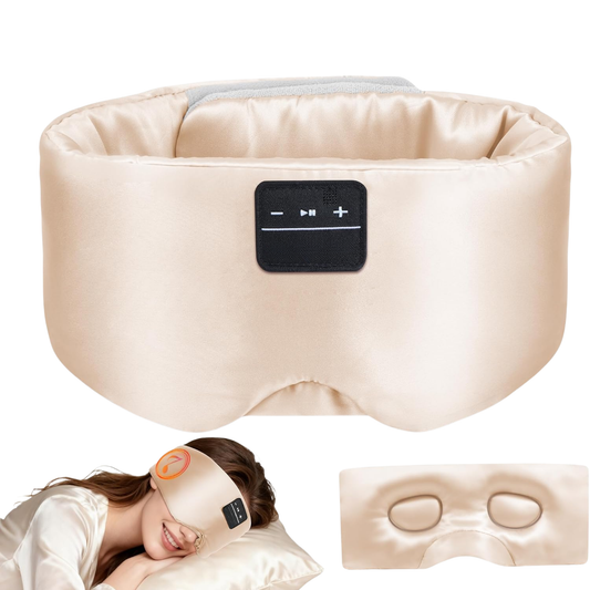 Silk Bluetooth Sleep Mask Headphones for Side Sleepers