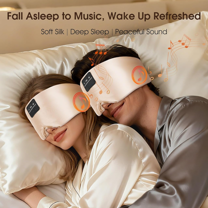Silk Bluetooth Sleep Mask Headphones for Side Sleepers