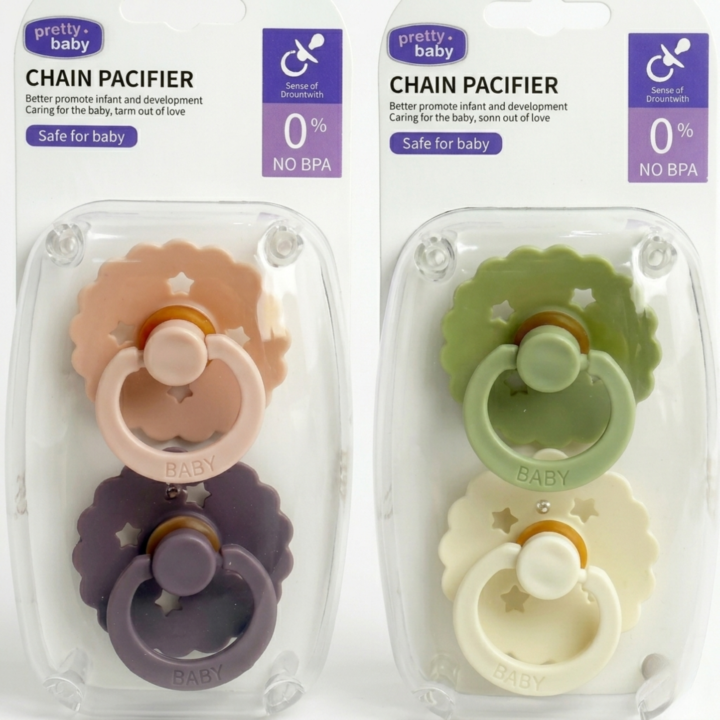 Cloud Soothe™ | Ultra-Soft BPA-Free Silicone Pacifiers (4-Pack)