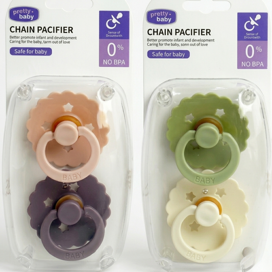 Cloud Soothe™ | Ultra-Soft BPA-Free Silicone Pacifiers (4-Pack)