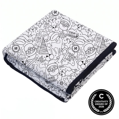 CLOUDCOZY™ Coloring Blanket – Color, Create & Cozy Up