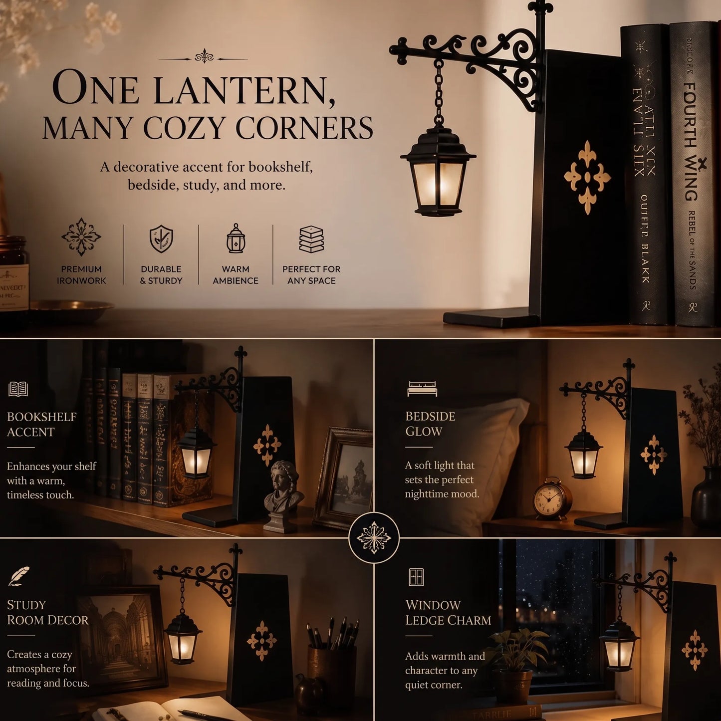 CLOUD™ Bookshelf Lamp – Cozy LED Book Nook Light for Book Lovers