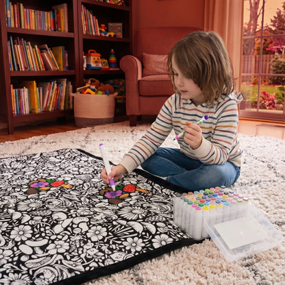 CLOUDCOZY™ Coloring Blanket – Cozy DIY Coloring Gift for Couples & Families
