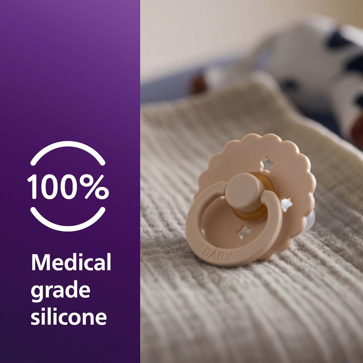 Cloud Soothe™ | Ultra-Soft BPA-Free Silicone Pacifiers (4-Pack)