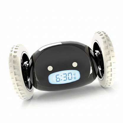 Clocky Alarm Clock on Wheels: Loud Moving Clock for Heavy Sleepers